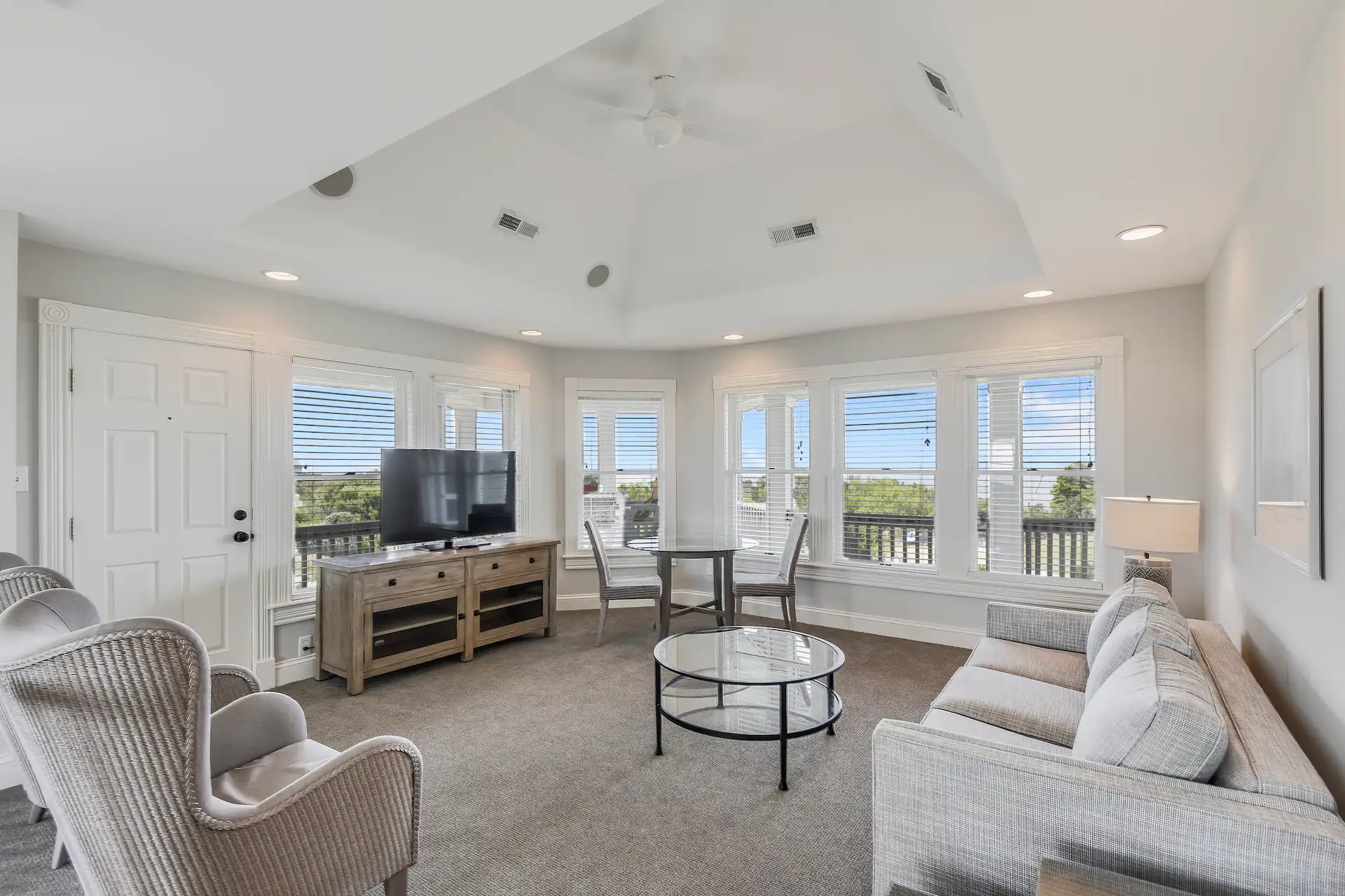 Living room in the Swan 3 Bedroom Residence with comfortable seating